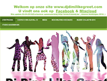 Tablet Screenshot of djdimilikegreet.com